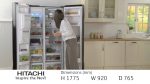 Hitachi Side‑By‑Side Refrigerator R‑SX700GBK Deluxe img3