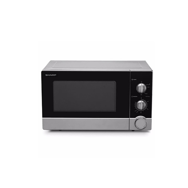 Sharp Microwave R-21D0 (S) -in Silver Black