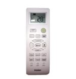 Haier inverter AC remote control display R32 energy saving model featured at Homechoice Electronics Pakistan