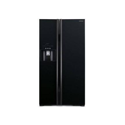Hitachi R-SX700GBK Side-by-Side Refrigerator Glass Black