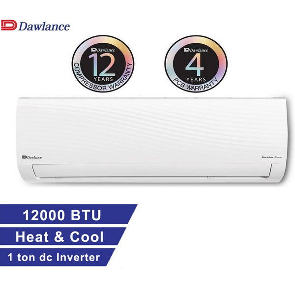 Dawlance Ac 1 Ton Dc Inverter Split | Model Sprinter X 15 | Heat & Cool | Gold Fins | Self Cleaning |1 00% Copper Condenser dawlance ac 1 ton dc inverter split model sprinter x 15 heat cool